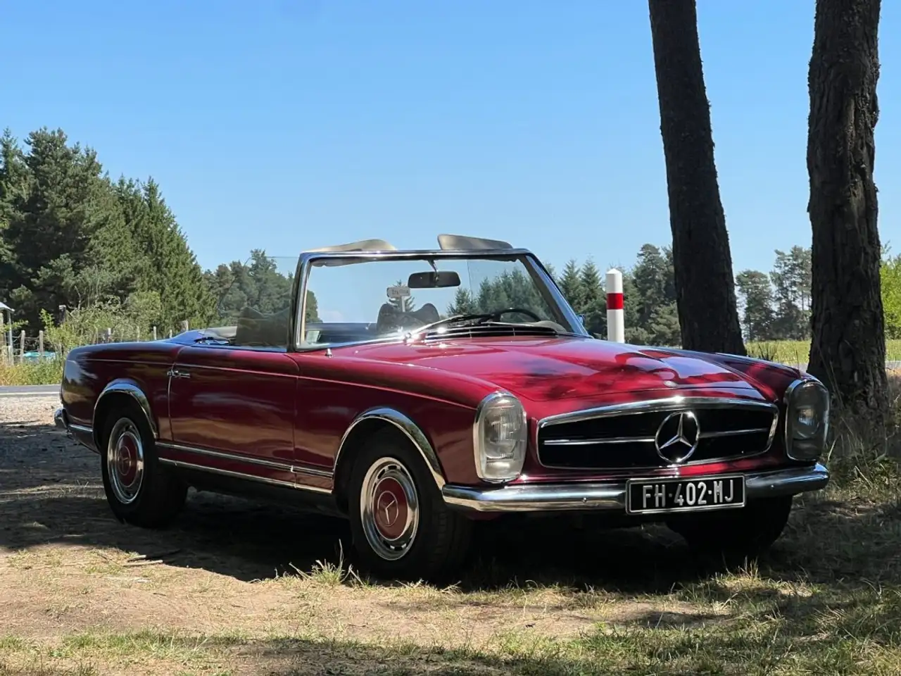 Mercedes-Benz 280 SL PAGODE Avec Historique 3eme Main Etat D'origne Exceptionnel Mecanique Restauration de haut niveau, foto 11