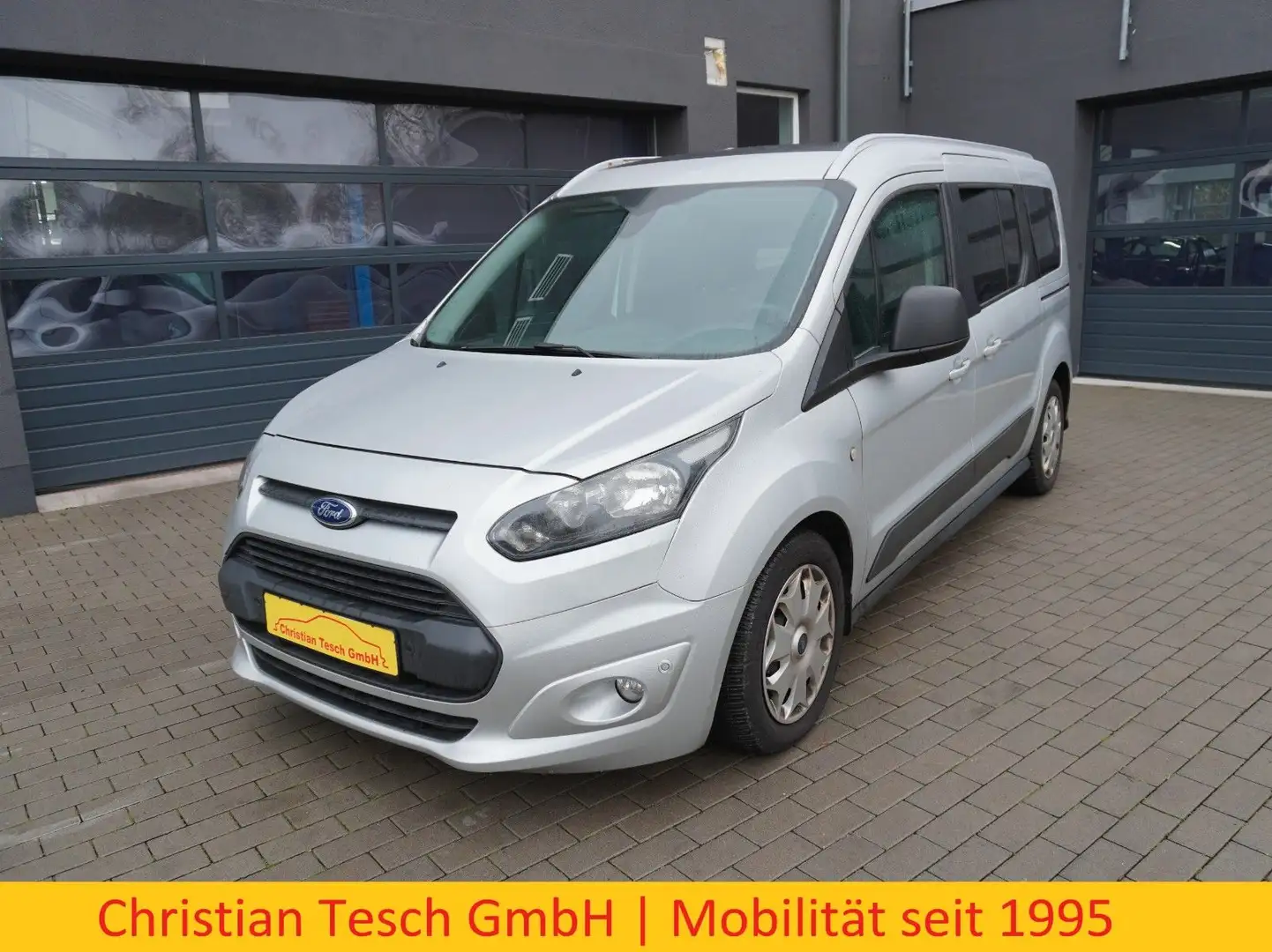 Ford Grand Tourneo Connect 1.6 150PS | 7-SITZER |KAMERA| NAVI |PDC| Silber - 1