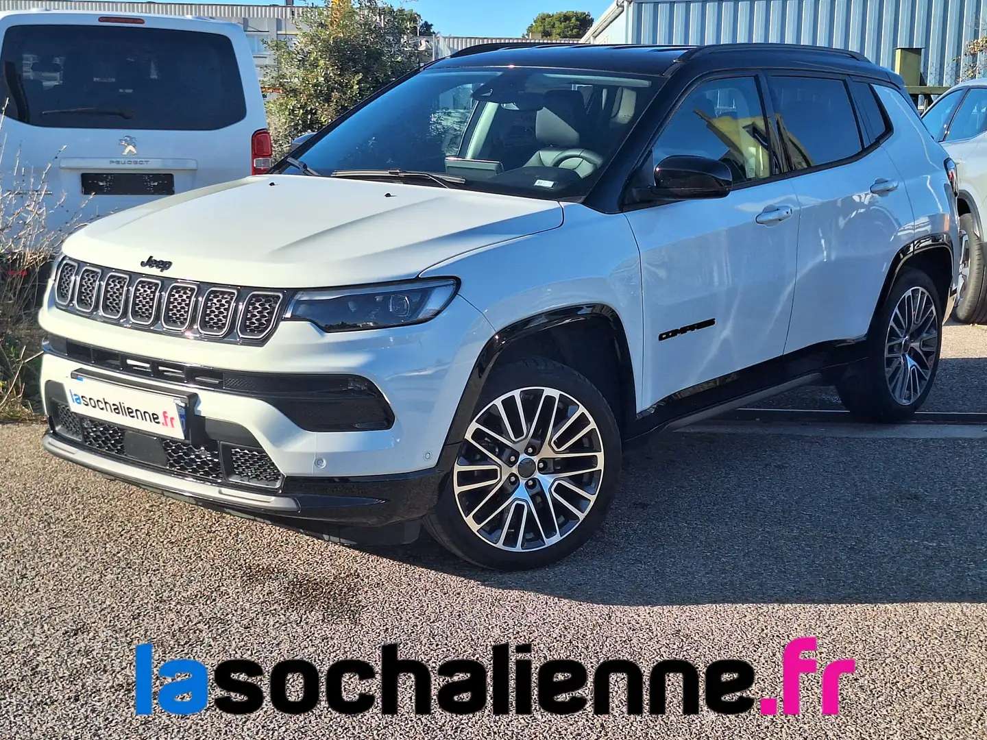 Jeep Compass 1.5 Turbo T4 130 ch BVR7 e-Hybrid Summit Blanc - 1