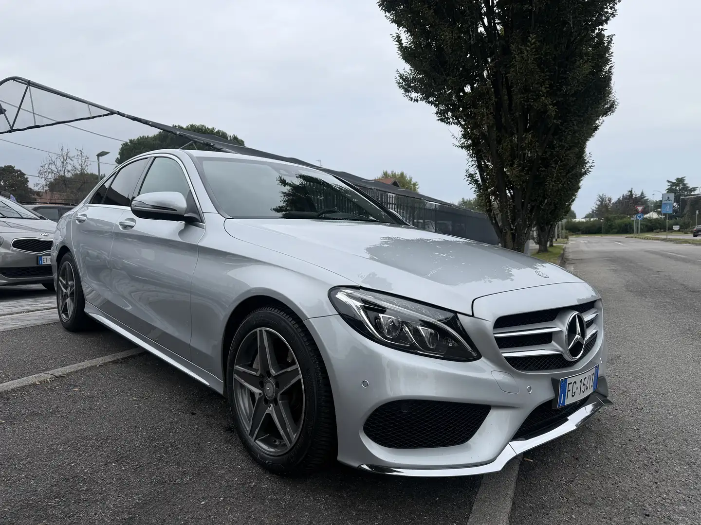 Mercedes-Benz C 250 Berlina d (bt) Premium AMG auto Argento - 1