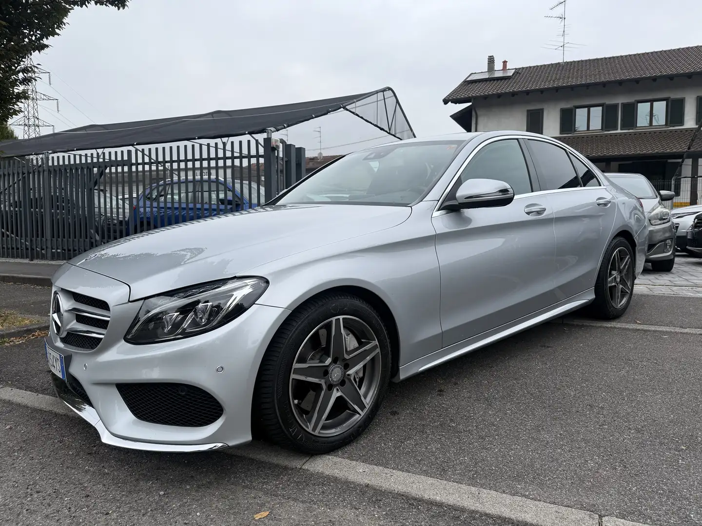 Mercedes-Benz C 250 Berlina d (bt) Premium AMG auto Argento - 2