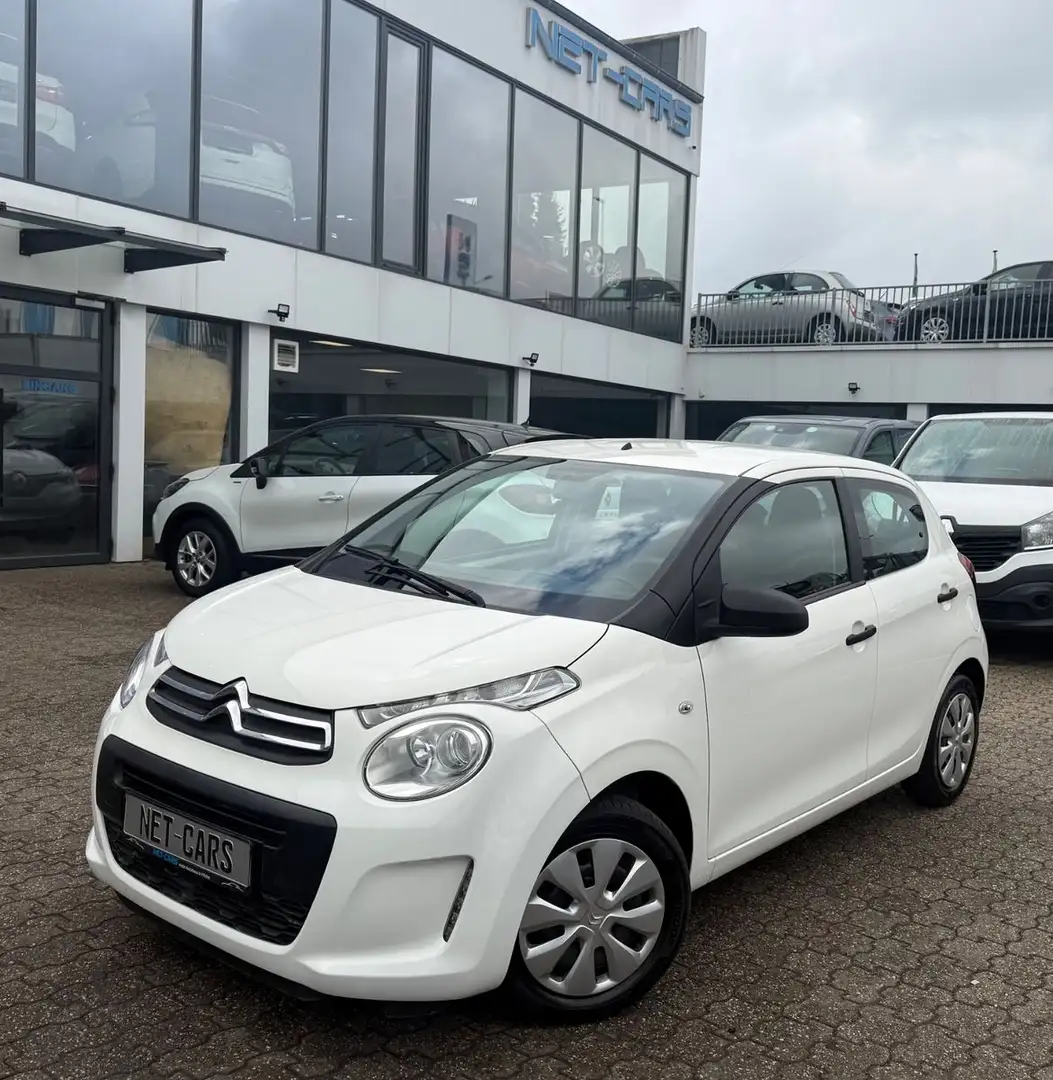 Citroen C1 VTi 72 Edition Klima*El. Fenster*TÜV/NEU Weiß - 1
