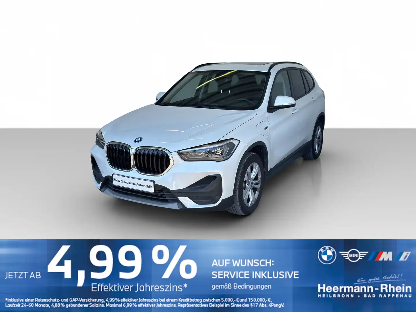 BMW X1 xDrive25e Advantage Navi.LED.ACC.GSD.ParkAss. Weiß - 2