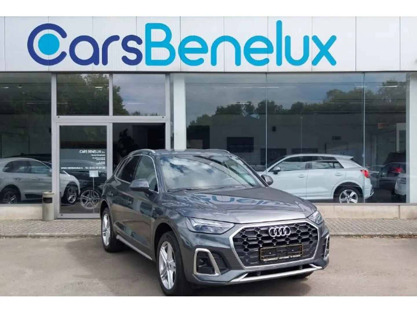 Audi Q5 40 TDI QUATTRO S-Tronic S-LINE 1/2 CUIR GPS ATT Gris - 1