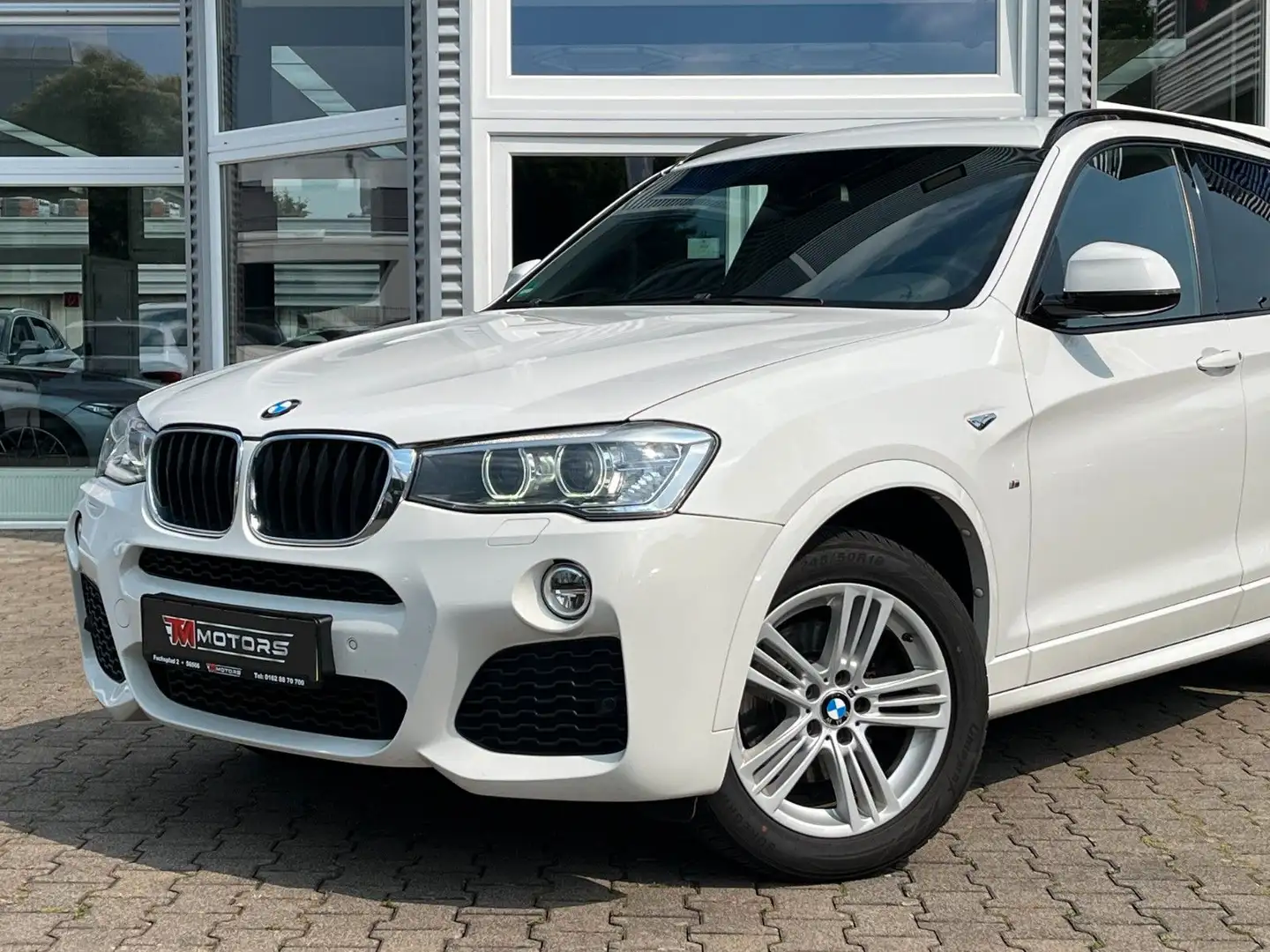 BMW X3 sDrive 18 d M Sportpaket Temp. Leder Xenon Blanc - 2
