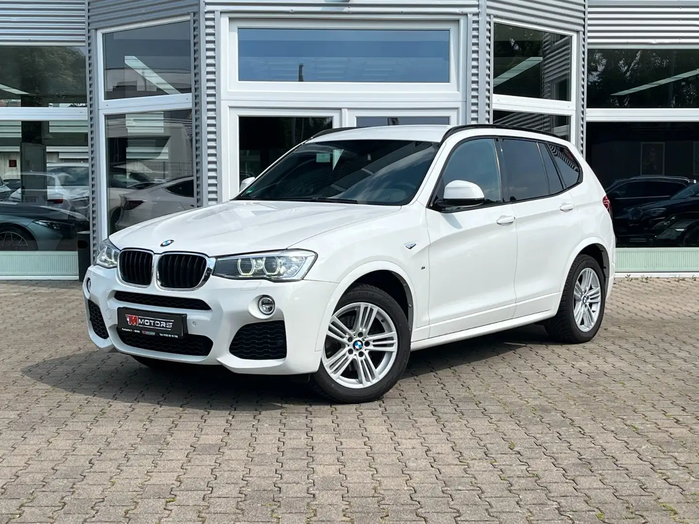 BMW X3 sDrive 18 d M Sportpaket Temp. Leder Xenon Blanc - 1