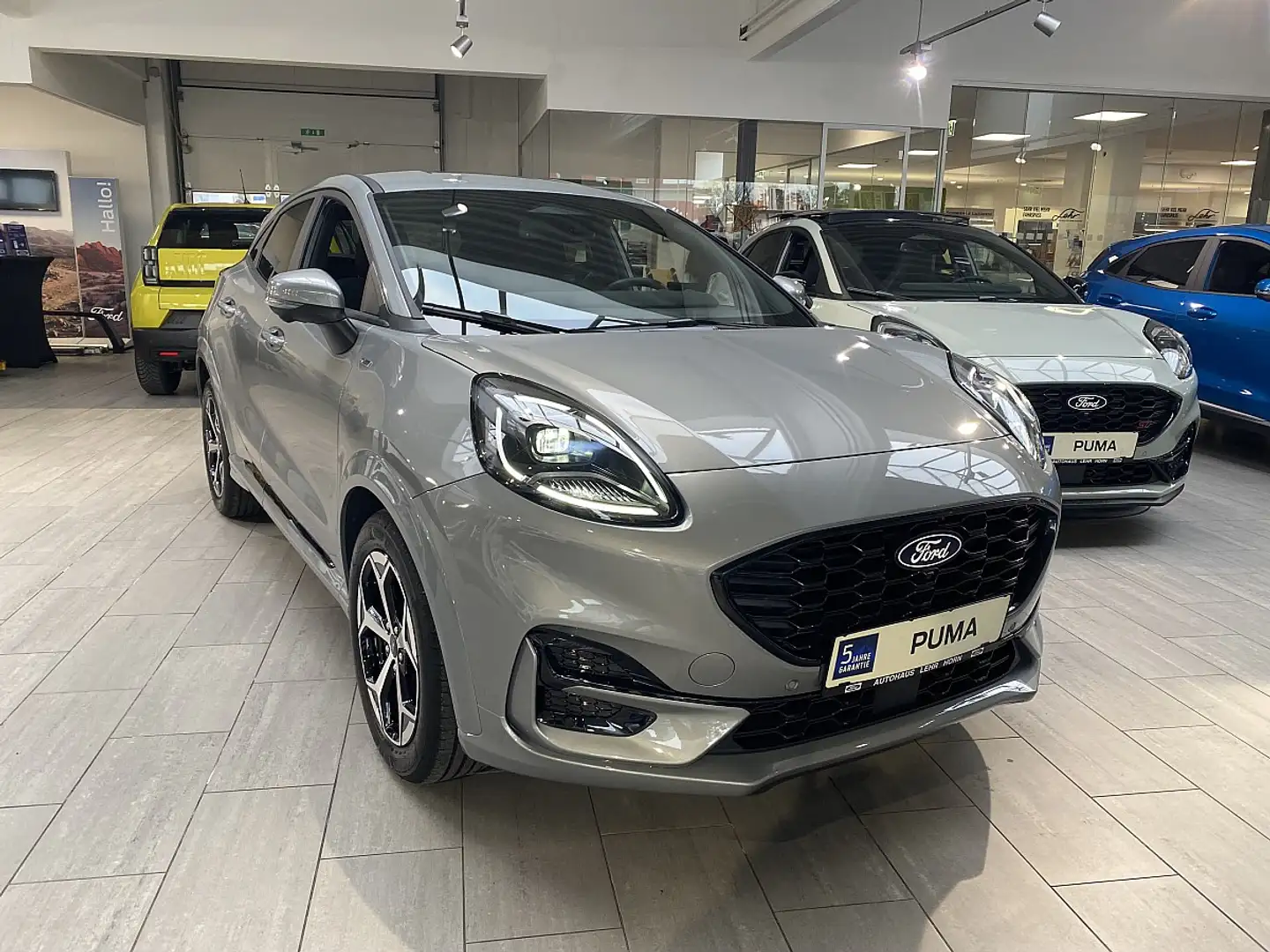 Ford Puma 1,0 EcoBoost Hybrid ST-Line Silber - 1