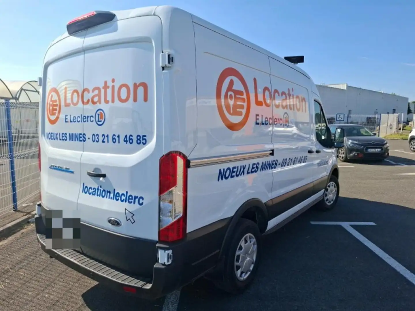 Ford Transit PE 350 L2H2 198 KW BATTERIE 75/68 KWH TREND BUS**2 Blanc - 2