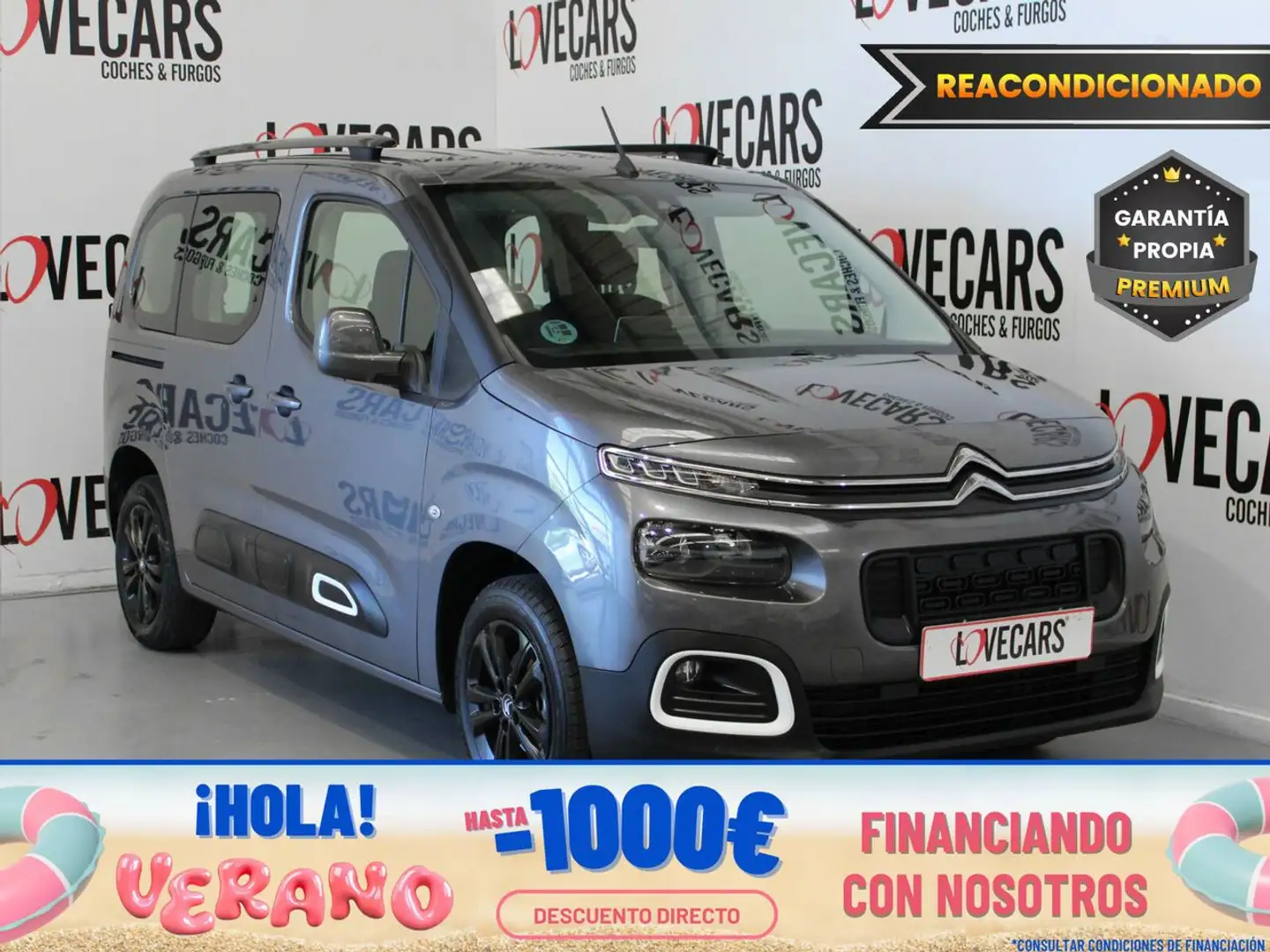 Citroen Berlingo Combi BlueHDi S&S Talla M Feel 100 Grau - 1