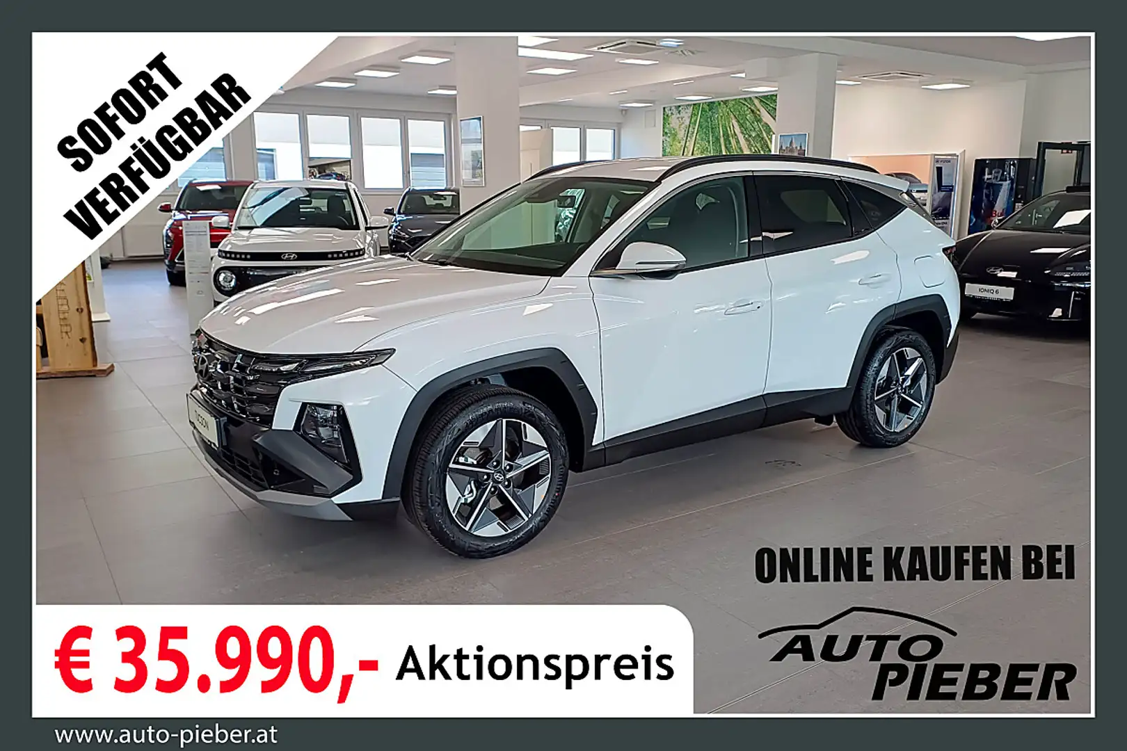 Hyundai TUCSON Tucson 1,6 T-GDI PHEV 2WD GO! Plus *Matrix LED* Weiß - 1