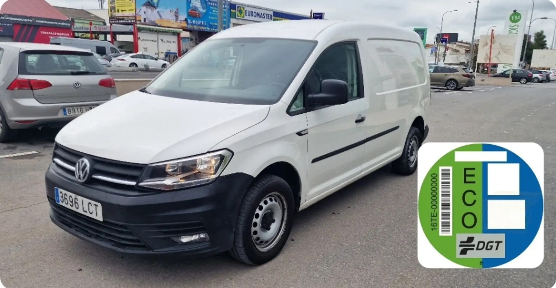 Volkswagen Caddy Furgón Maxi 1.4TGI GNC Blanco - 1