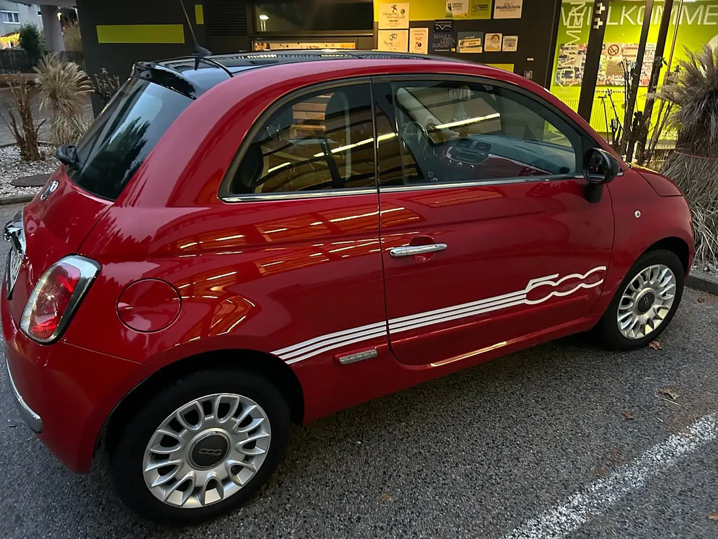 Fiat 500 1,2 69 Cult Rot - 2