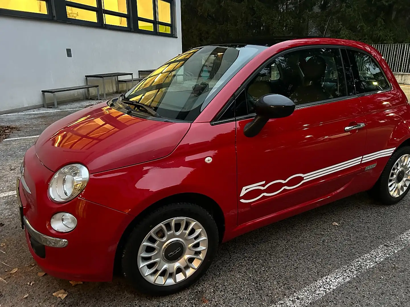 Fiat 500 1,2 69 Cult Rot - 1