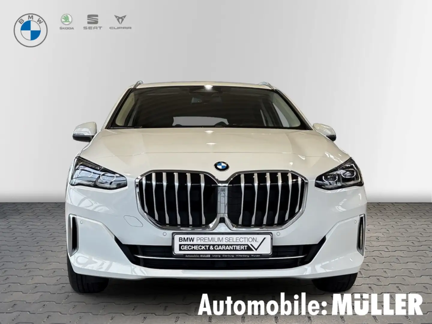BMW 218 Active Tourer Luxury Line EU6d d Park-Assistent HU Weiß - 2