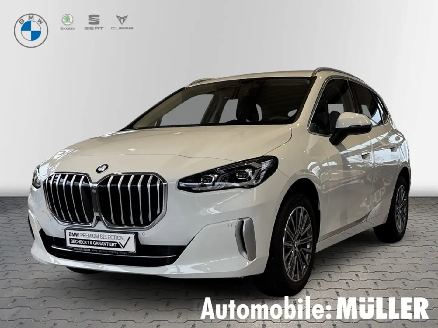 BMW 218 Active Tourer Luxury Line EU6d d Park-Assistent HU Weiß - 1