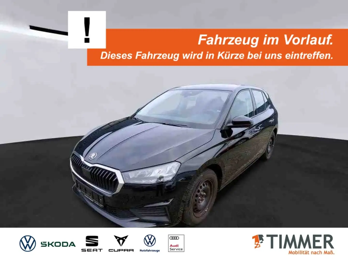 Skoda Fabia 1.0 ACTIVE +LED +SHZ +DAB +PDC +APP-CONN + Schwarz - 1