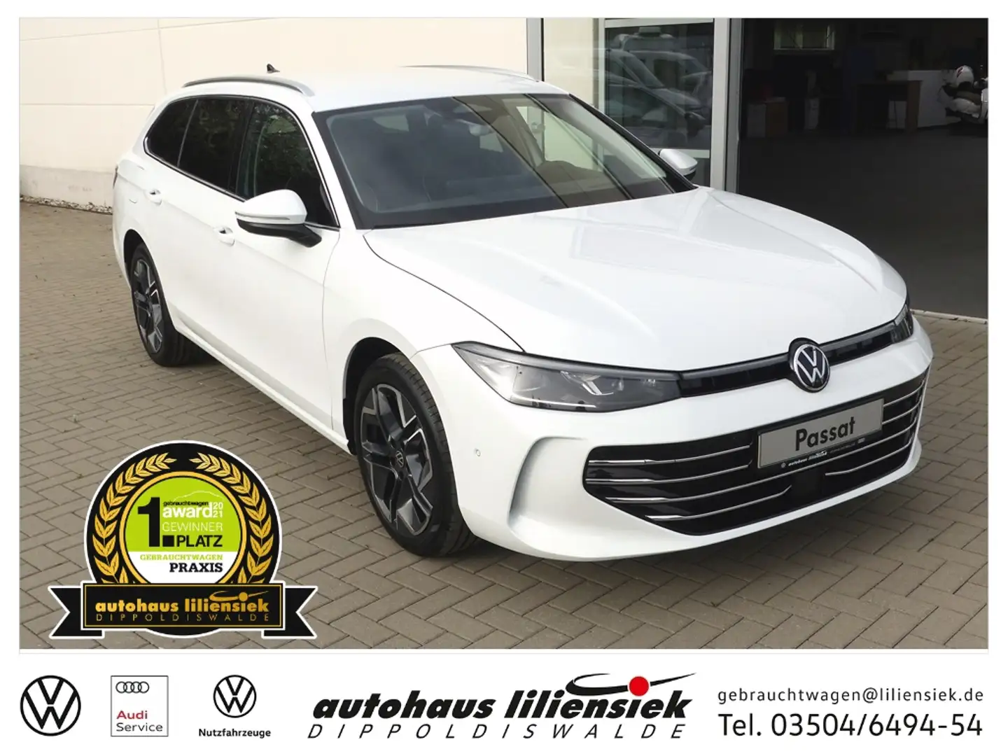 Volkswagen Passat Variant 2.0 TDI DSG Elegance *LED*PDC*Navi* Weiß - 1