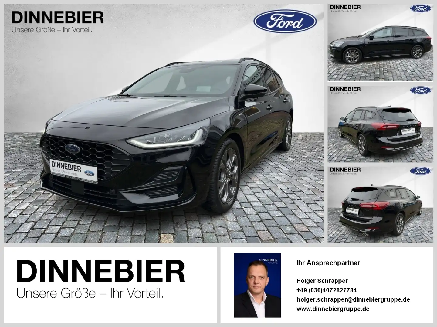 Ford Focus ST-Line LED+Navi+Kamera+Winterpaket Negro - 1