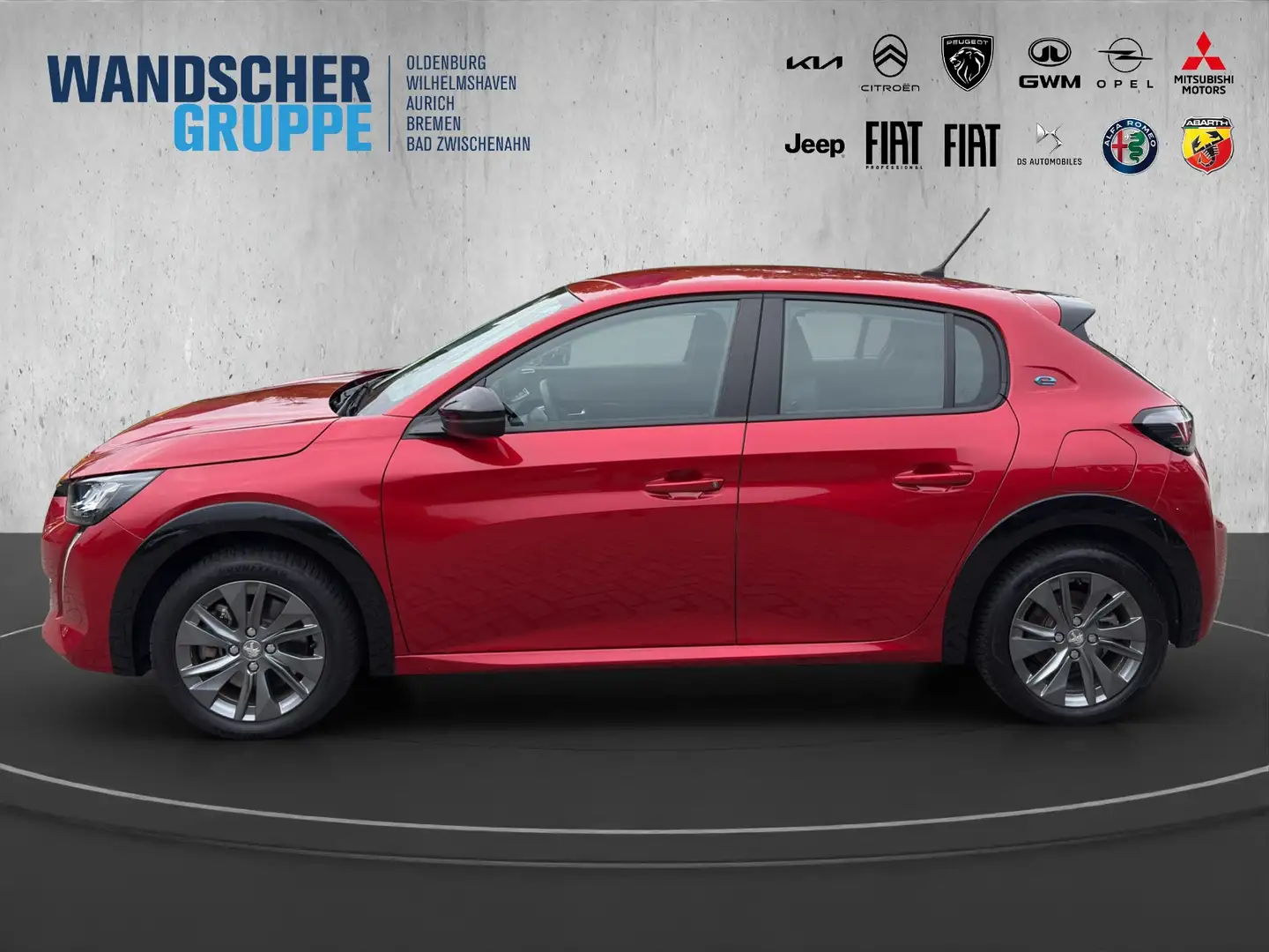 Peugeot 208 e- Elektromotor 136 (e-) e- Active Pack +SHZ Rot - 2