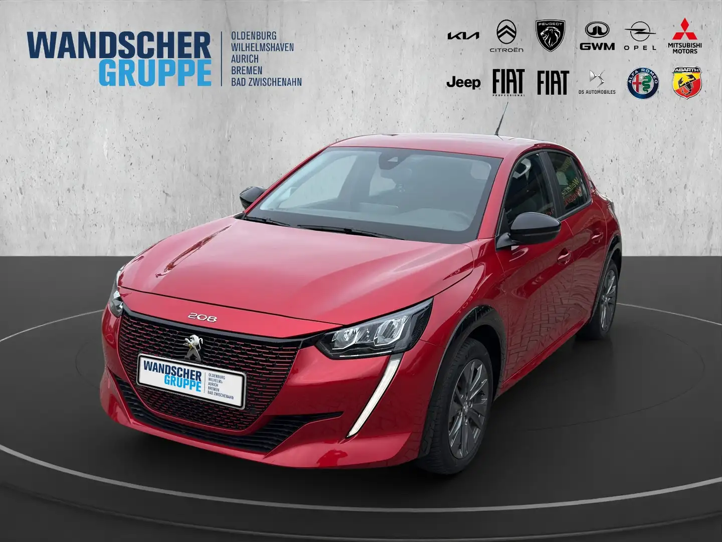 Peugeot 208 e- Elektromotor 136 (e-) e- Active Pack +SHZ Rot - 1