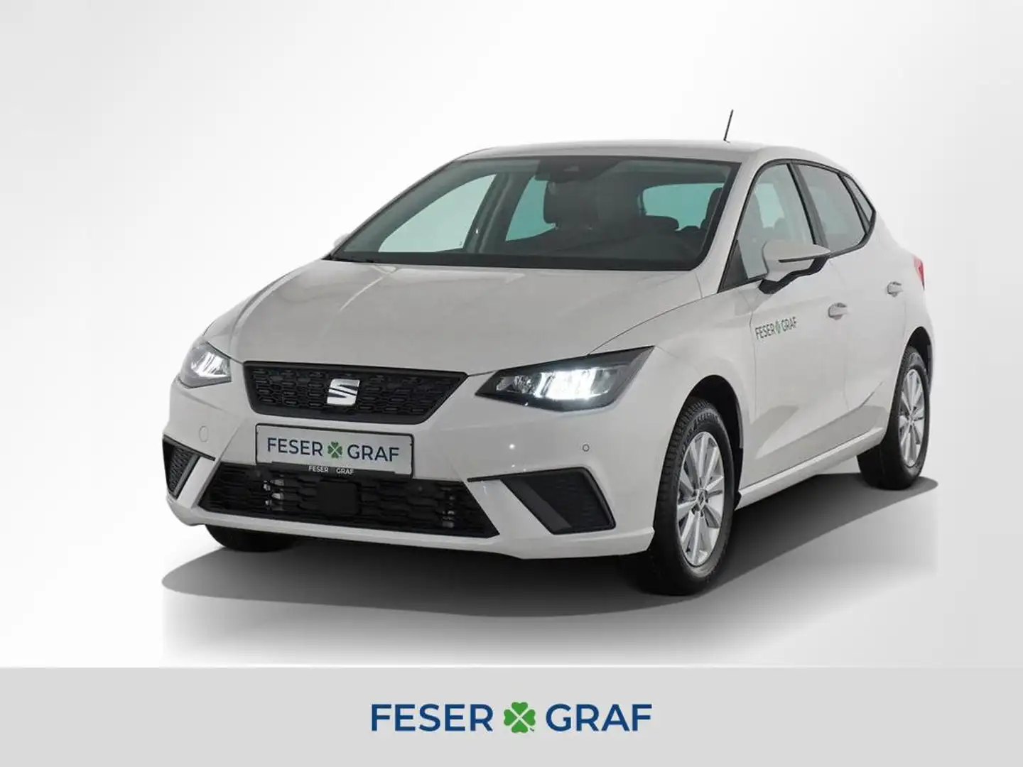 SEAT Ibiza 1.0 TSI-Style Edition/LM15" Ganzjahresreifen /Rück Weiß - 1