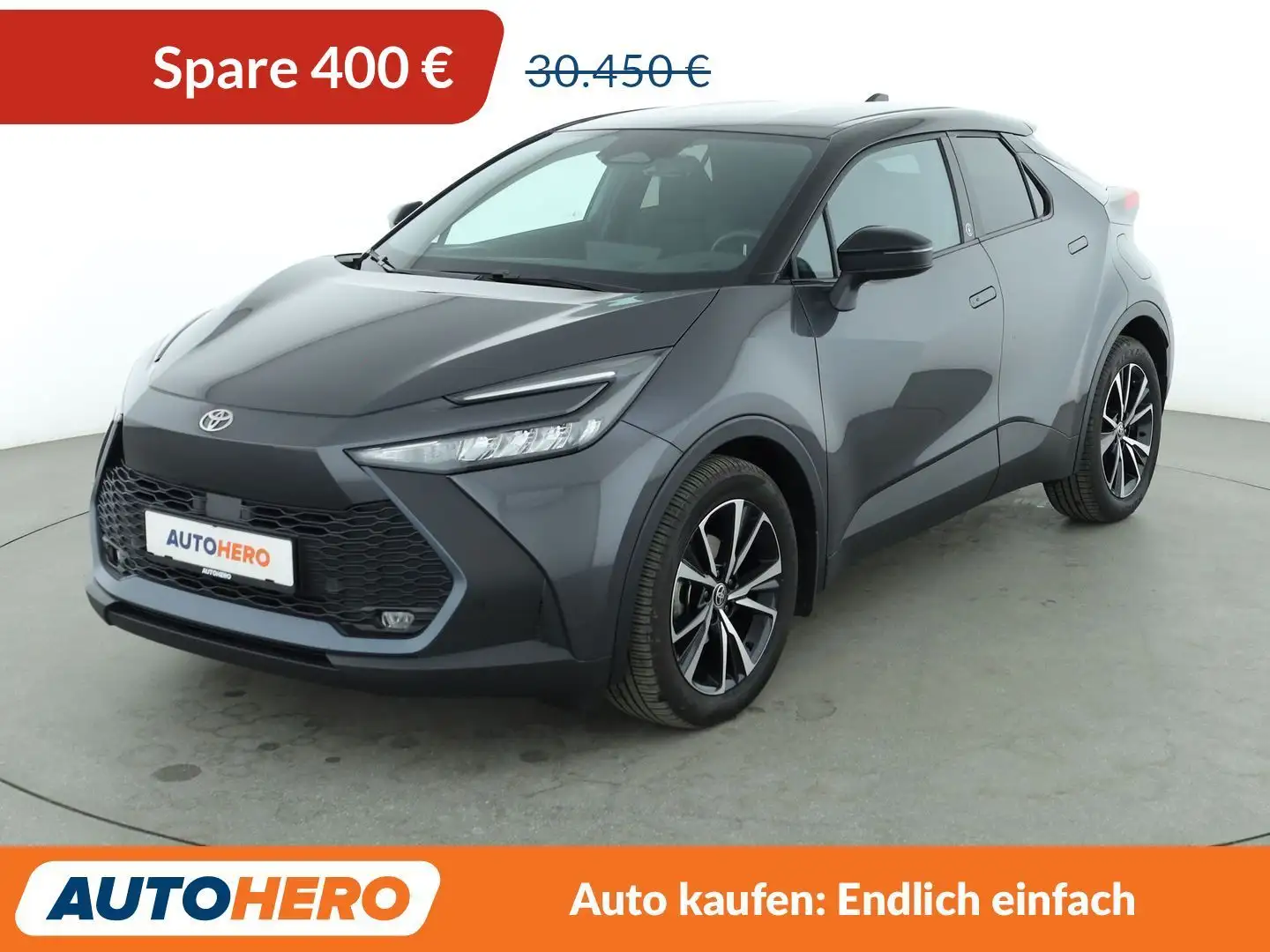 Toyota C-HR 2.0 Hybrid Team Deutschland Aut.*NAVI*ACC*CAM* Grau - 1