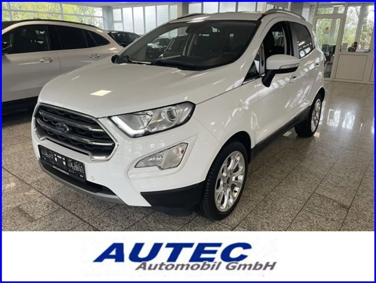 Ford EcoSport Titanium 1.0 NAVI+KAMERA+SITZHEIZUNG Blanc - 1