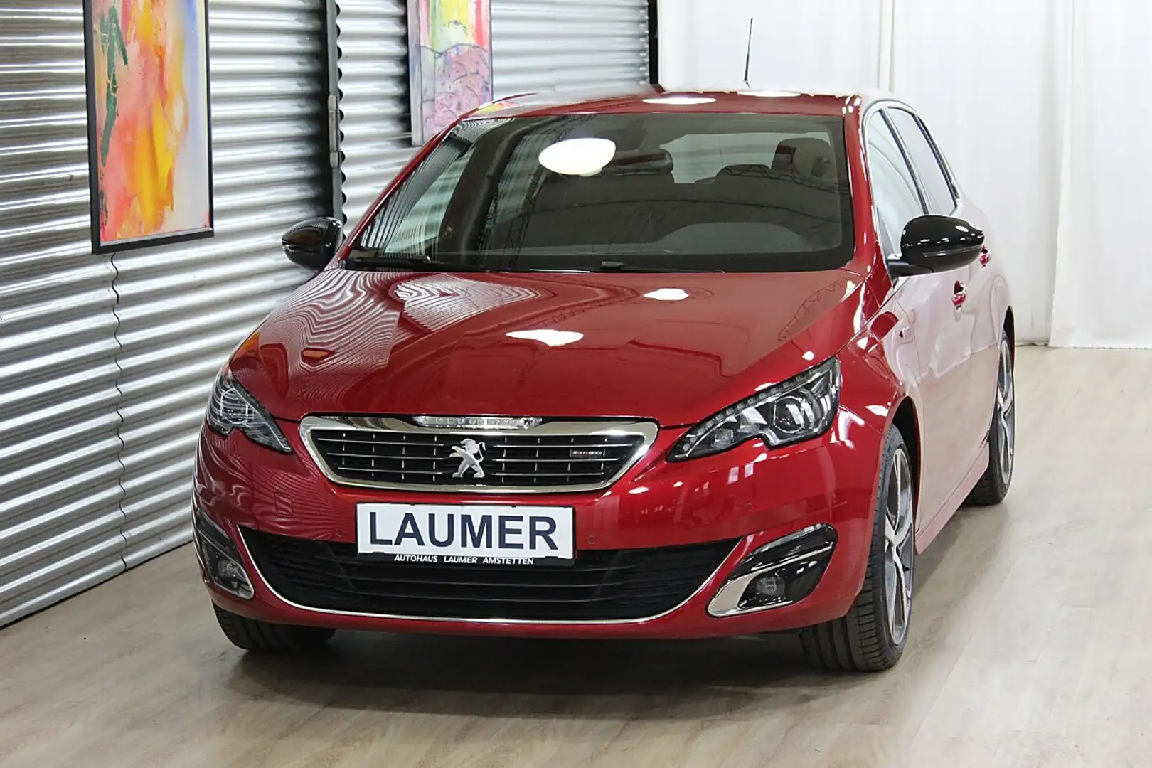 Peugeot 308 1,2 PureTech GT Line S&S +Full-LED +Rückfahrkamera Rot - 2