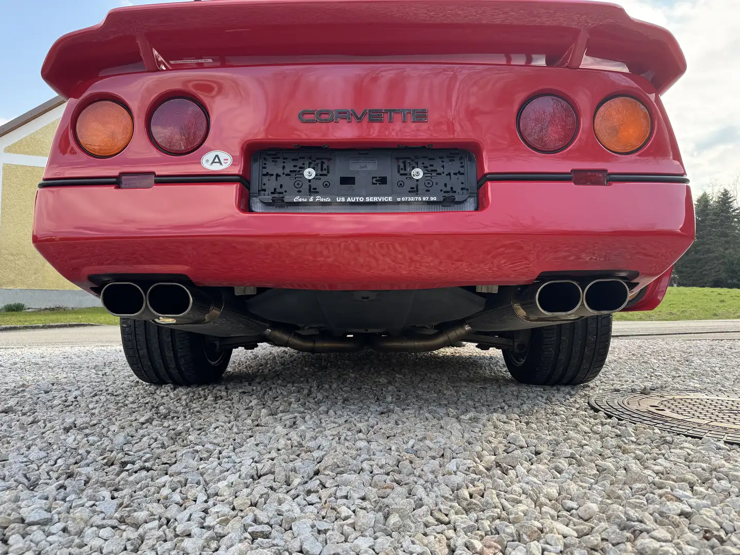 Chevrolet Corvette C4 Cabrio Rot - 2