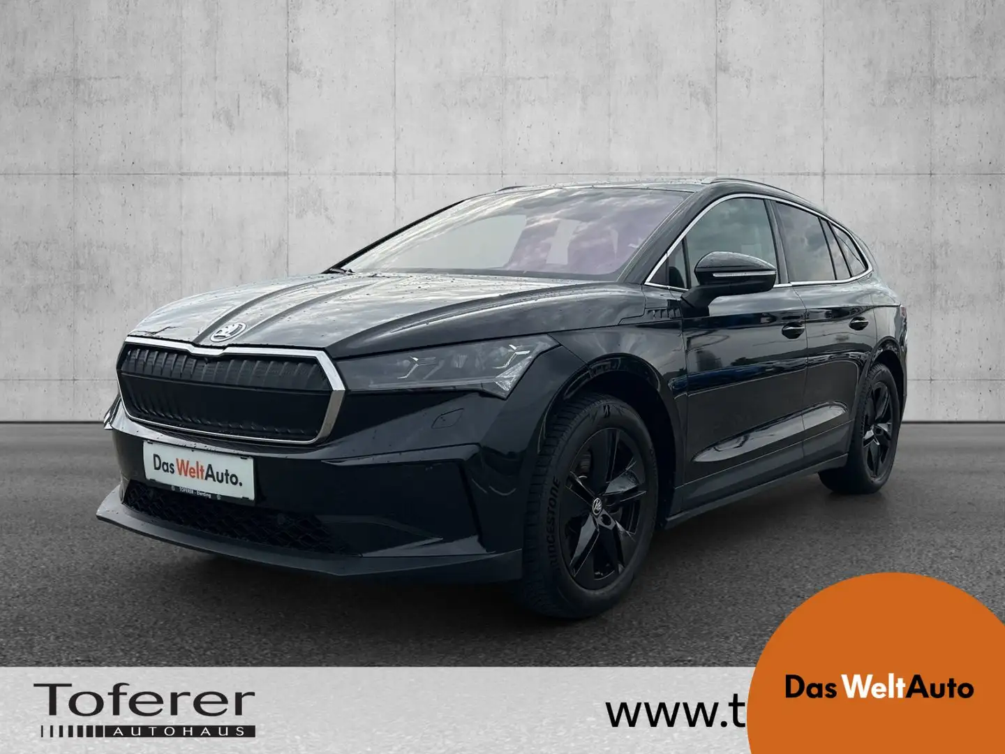 Skoda Enyaq 80 Schwarz - 1