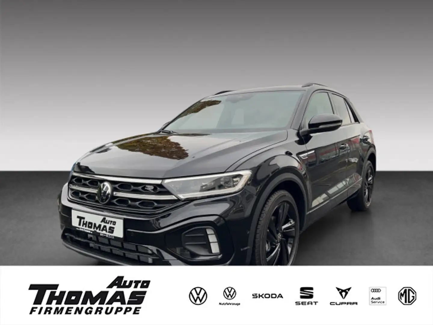 Volkswagen T-Roc 1.5 DSG R-Line AHK Navi Black Style Schwarz - 1