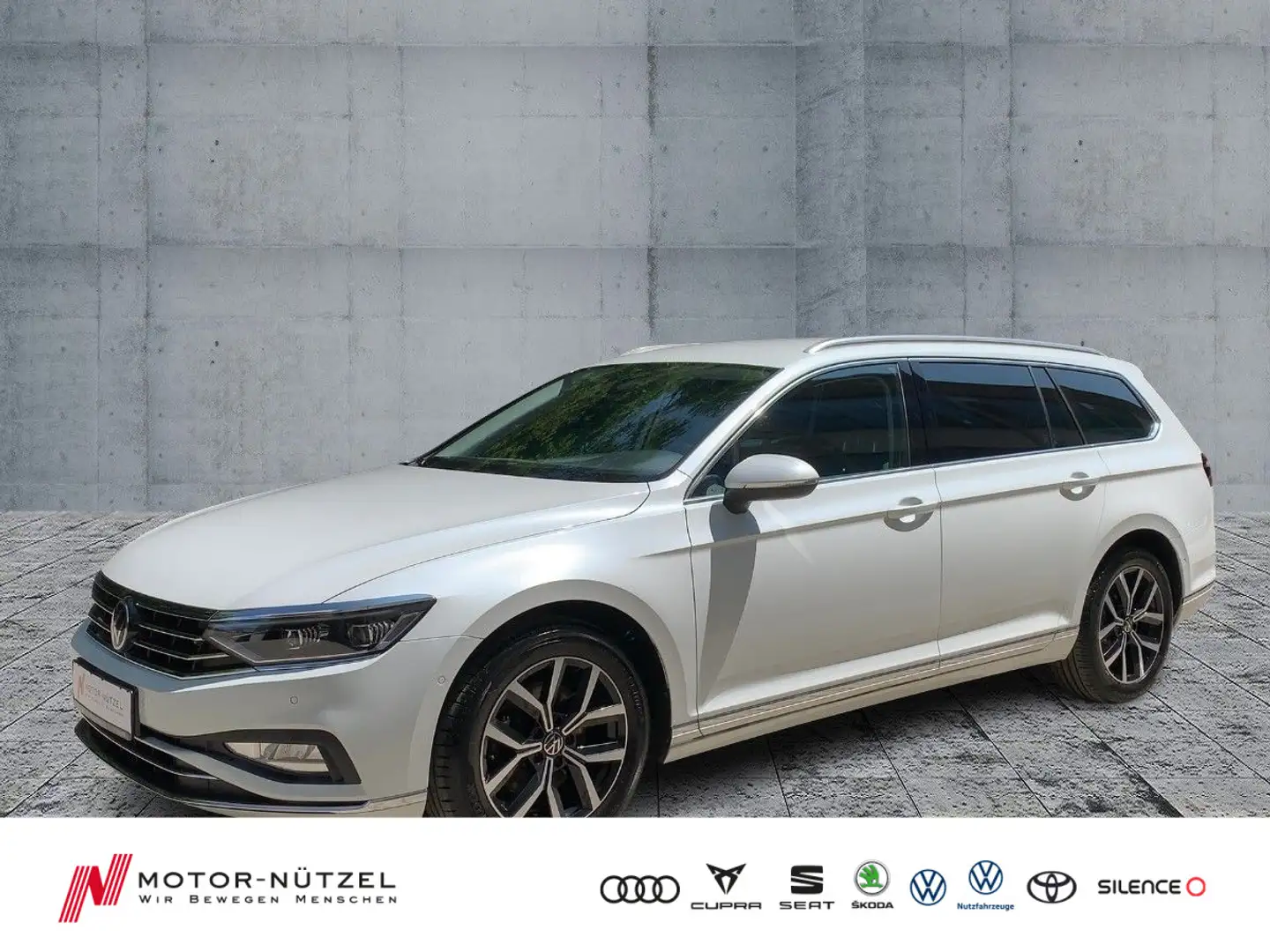 Volkswagen Passat Variant 2.0 TDI ELEGANCE IQ.MATRIX+NAV+AH Blanc - 1