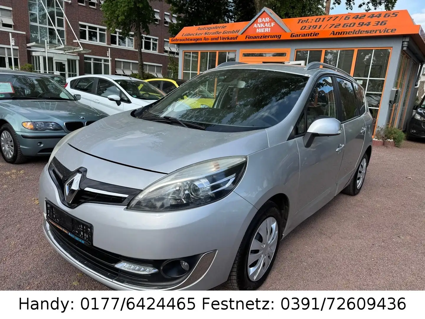 Renault Grand Scenic 2.HAND/KLIMA/NAVI/SHZ/PDC/ALU/ Silber - 1