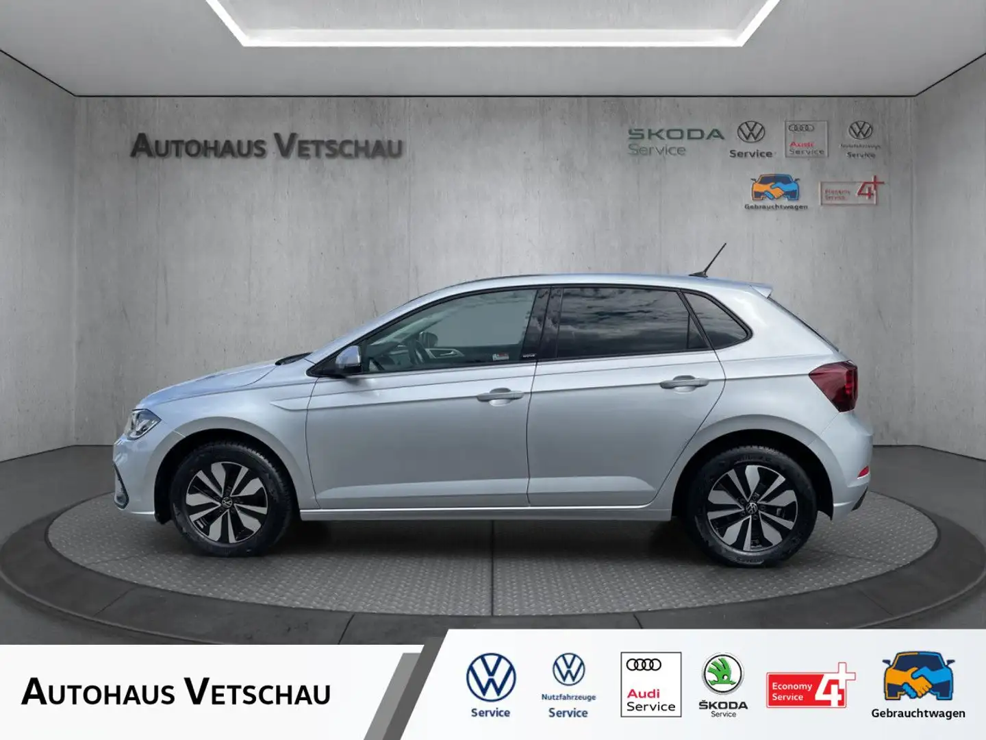 Volkswagen Polo Move 1.0 TSI DSG/RFK/ACC/PDC/LED/AppC Klima Silber - 1