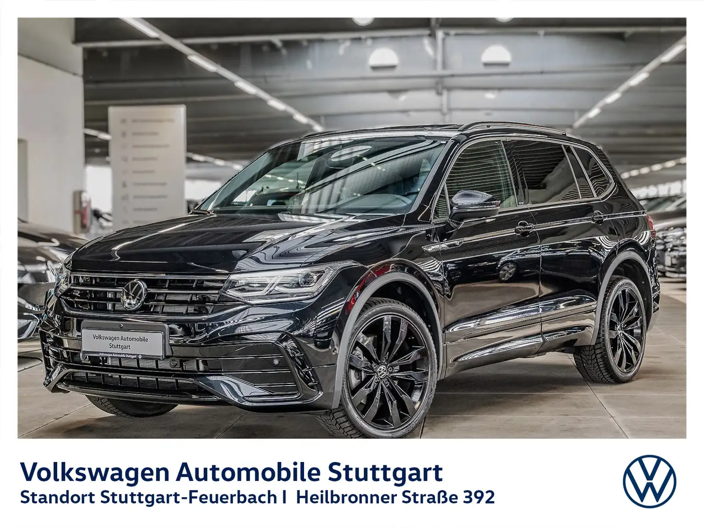 Volkswagen Tiguan Allspace R-Line 2.0 TDI DSG 7-Sitze Navi Schwarz - 1