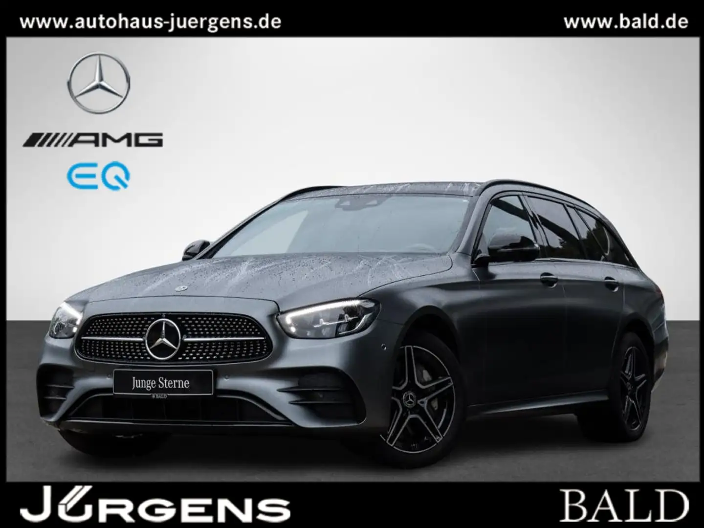 Mercedes-Benz E 300 de 4M T AMG-Sport/Pano/Burm/AHK/Night/Dist Grau - 1
