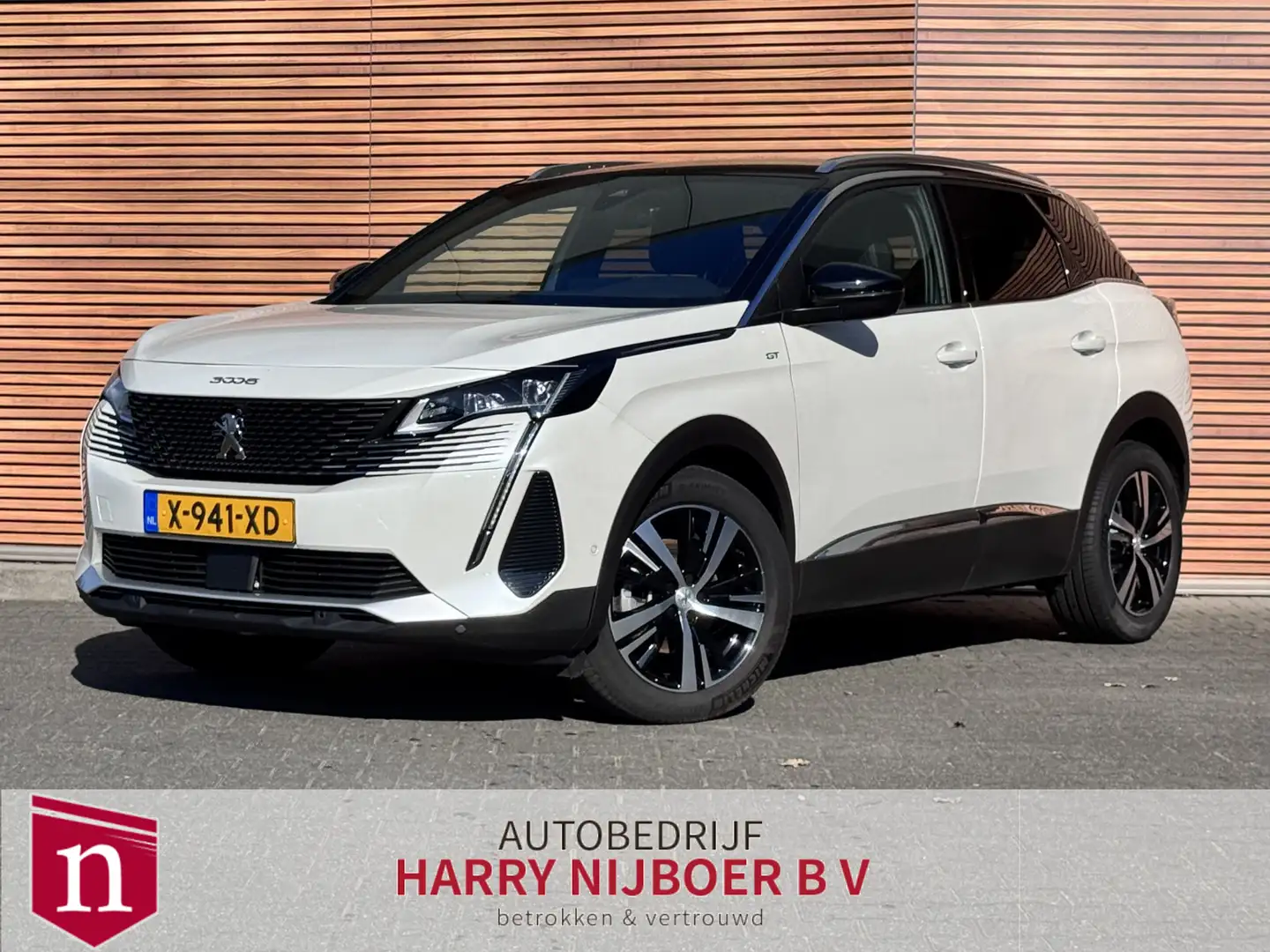 Peugeot 3008 1.2 Hybrid GT Camera / Navigatie / Parkeerhulp v+a Wit - 1