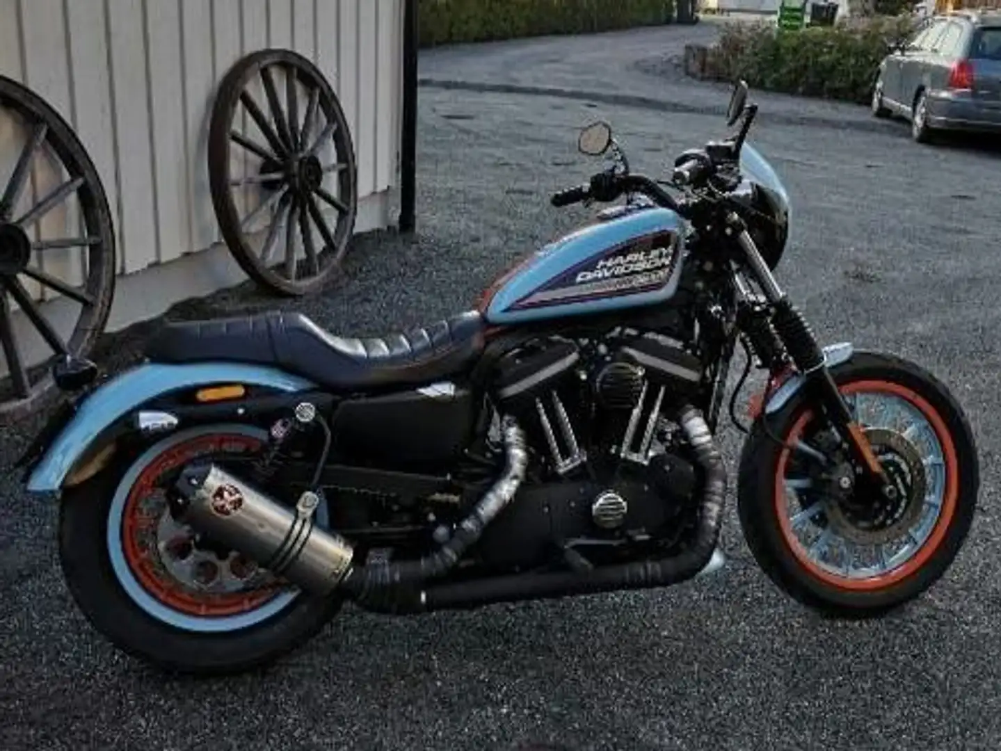 Harley-Davidson XL 883 R Sportster Modrá - 2
