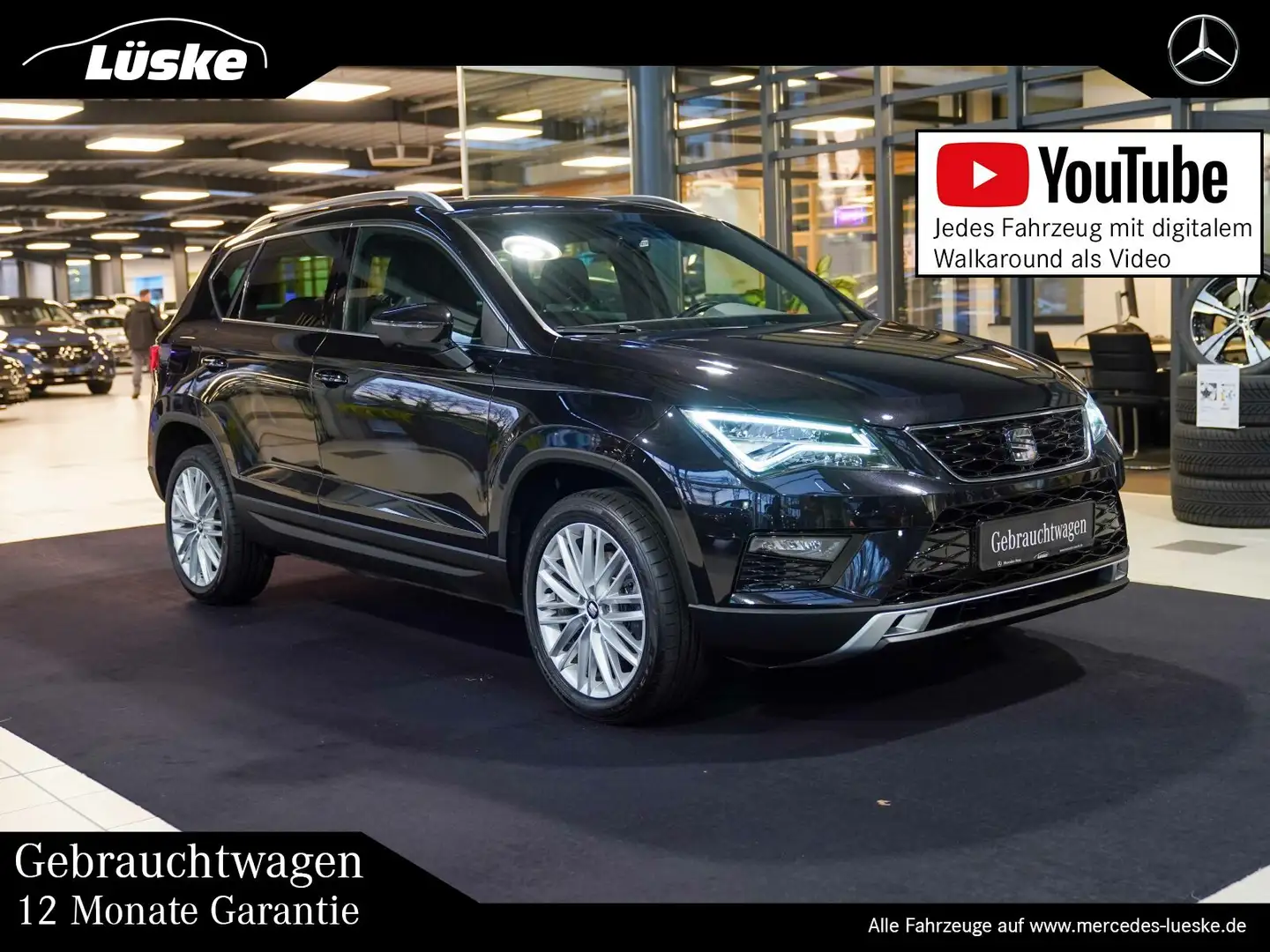 SEAT Ateca Ateca 1.4 TSI Xcellence Navigation Rückfahrkamer Black - 1
