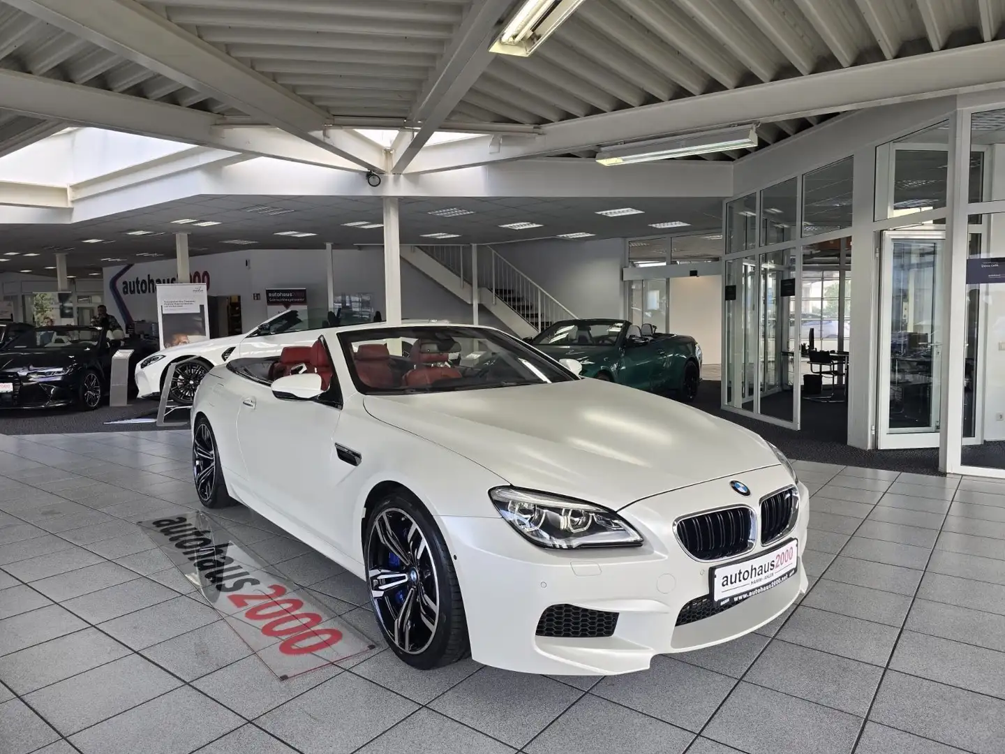BMW M6 Cabrio AUT./LED/HUD/CAM/SOFT CL./H&K/DAB Blanco - 1