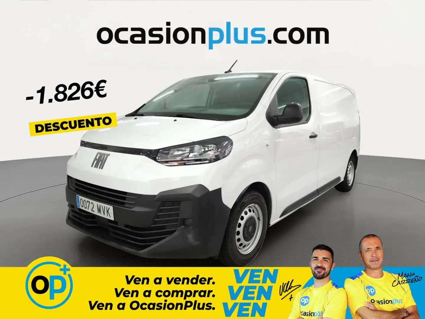 Fiat Scudo Furgón 1.5BlueHDI S&S L2 H1 88KW Blanco - 1
