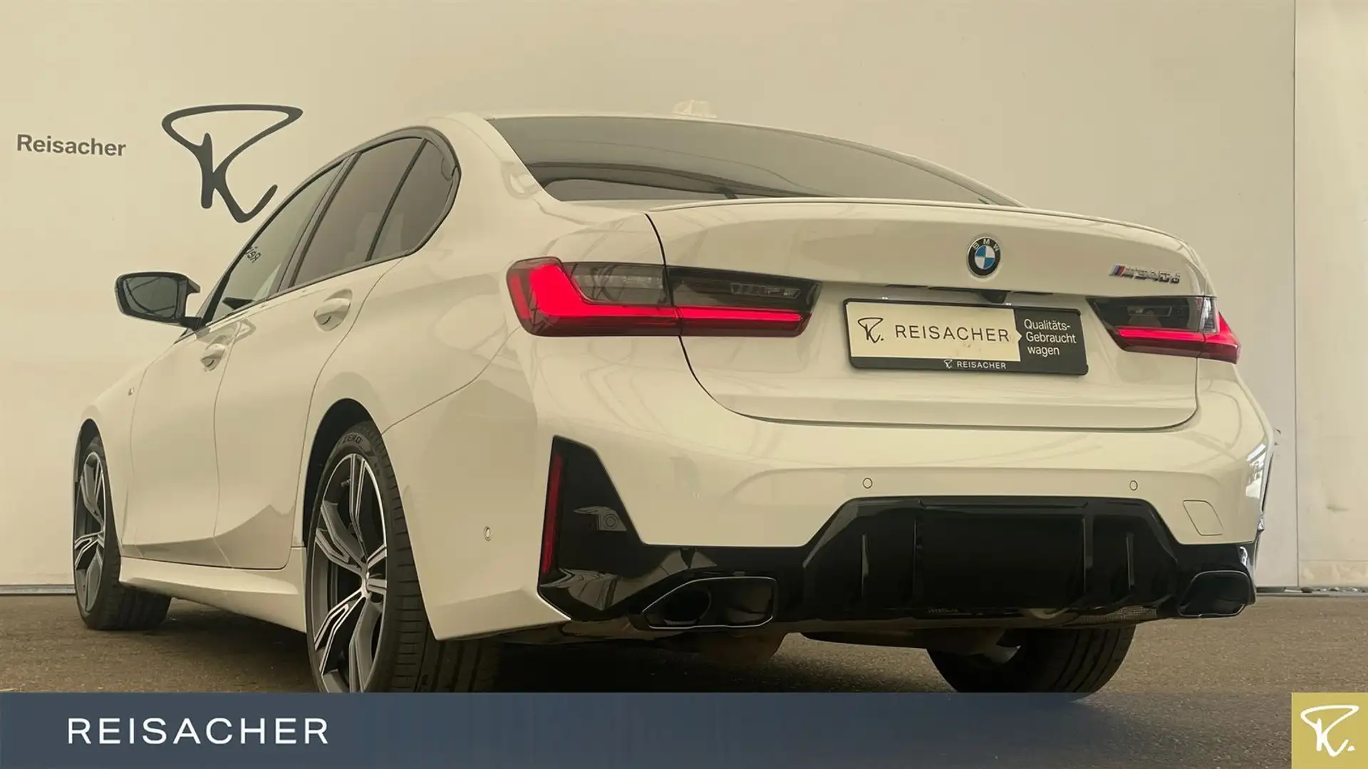 BMW Sonstige M340d A xDrive Lim Leder Weiß - 2