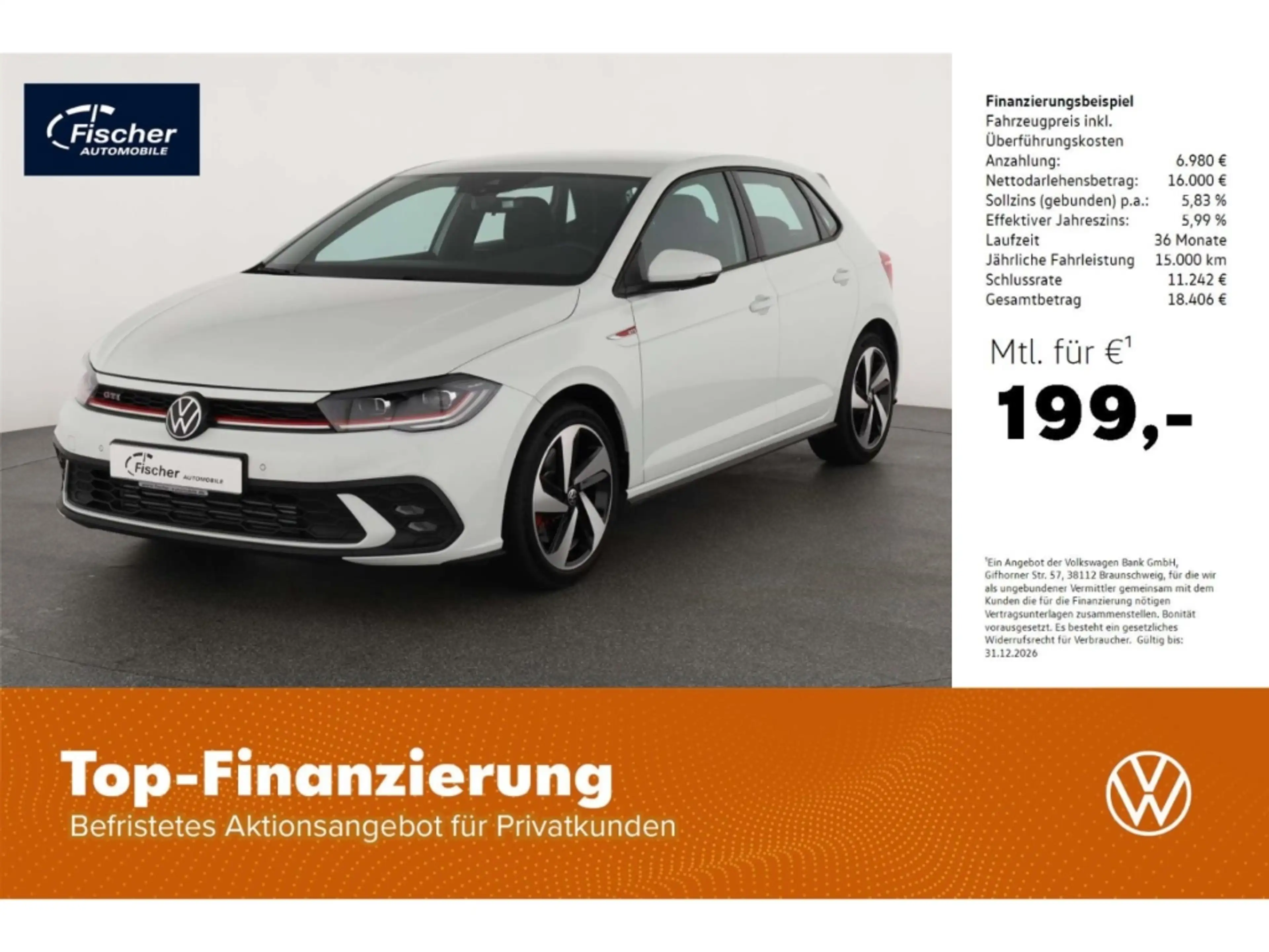 Volkswagen Polo GTI 2.0 TSI DSG Matrix/PDC/DC/Sitzhz./DAB+