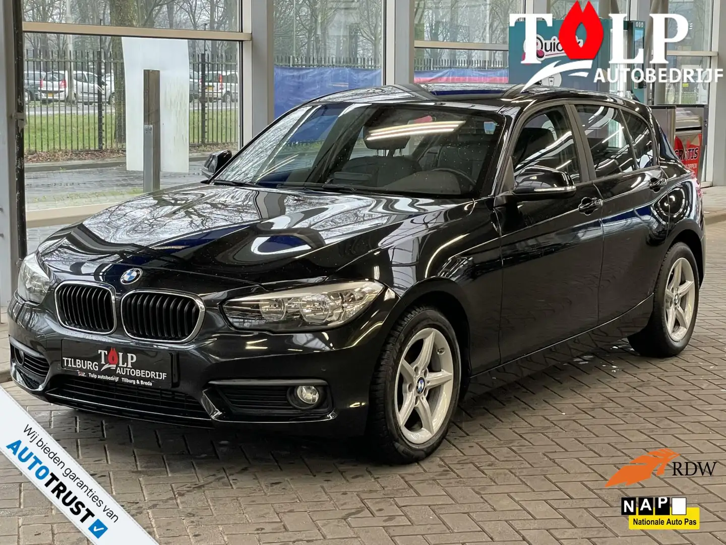 BMW 116 1-serie 116i Business Line 5 drs 2019 Navi Leder 1 Noir - 1