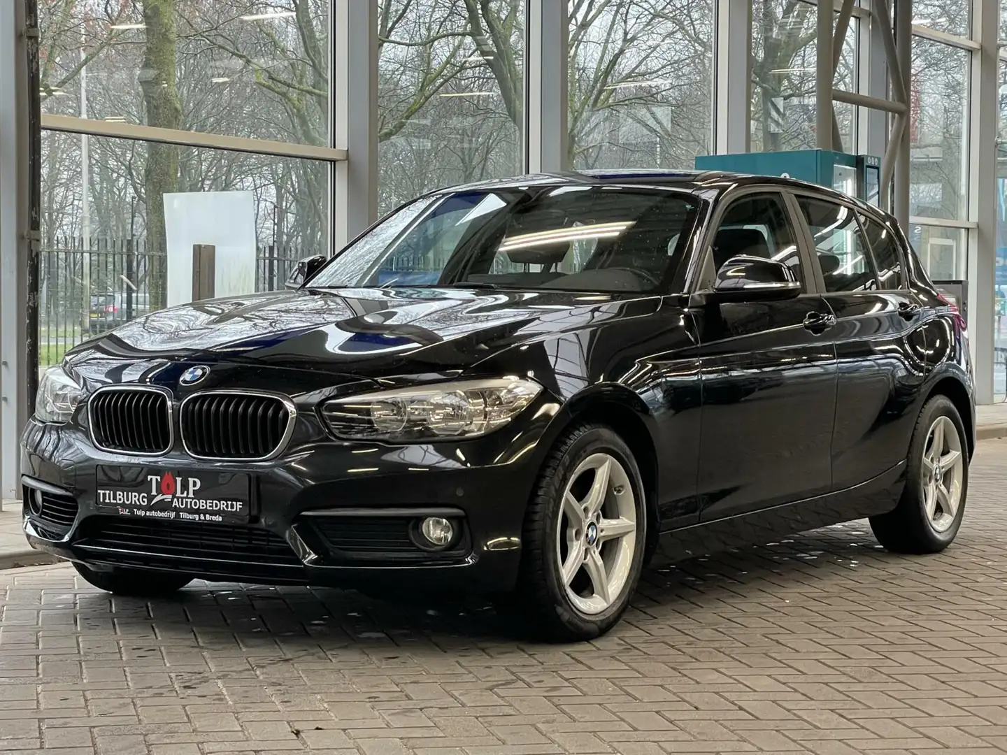 BMW 116 1-serie 116i Business Line 5 drs 2019 Navi Leder 1 Schwarz - 2
