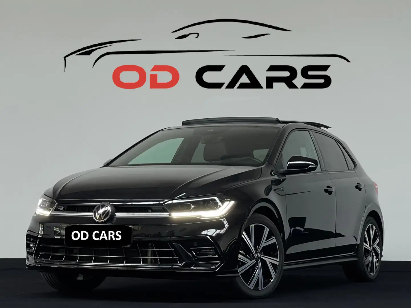 Volkswagen Polo 1.0 TSI R-Line Pano ACC Sfeer Camera Zwart - 1