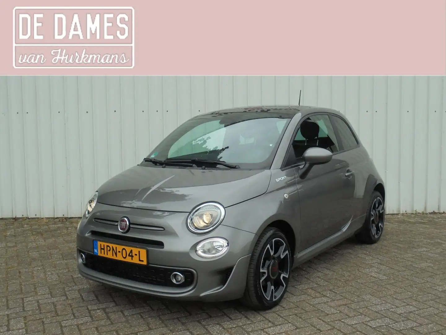 Fiat 500 1.0 70PK HYBRIDE SPORT 21.089 KM PANODAK Grau - 1
