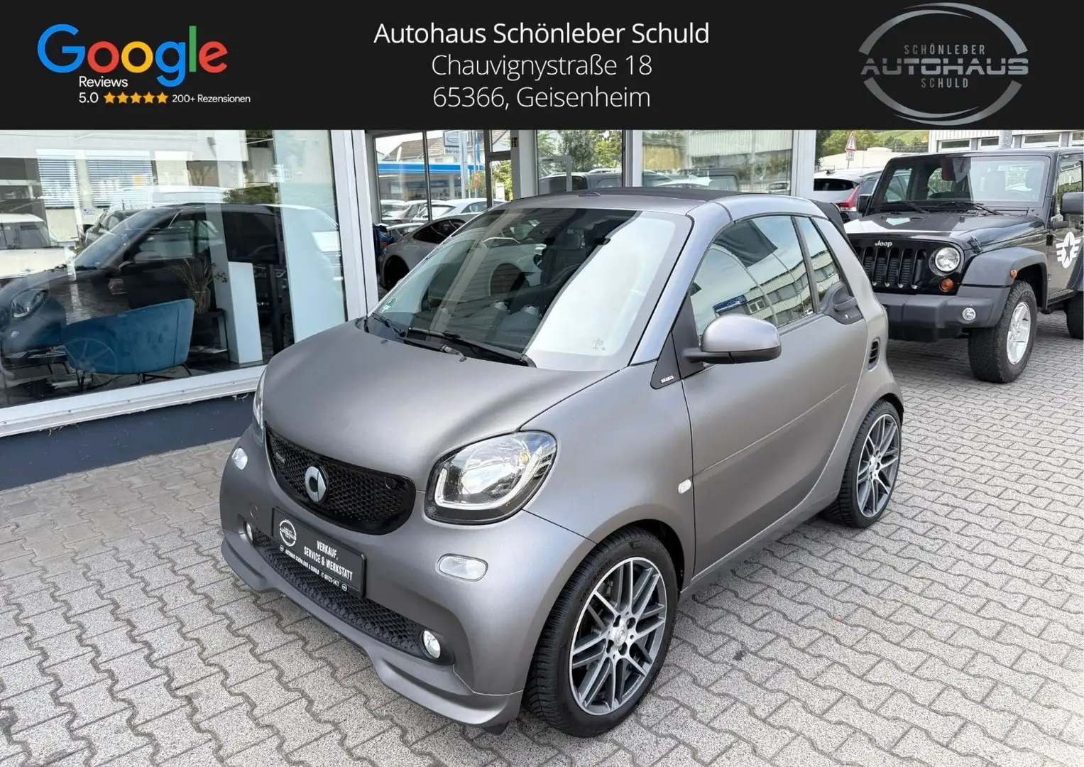 smart forTwo cabrio BRABUS *NAVI*JBL*SITZH*KAMERA*ALLW Gris - 1