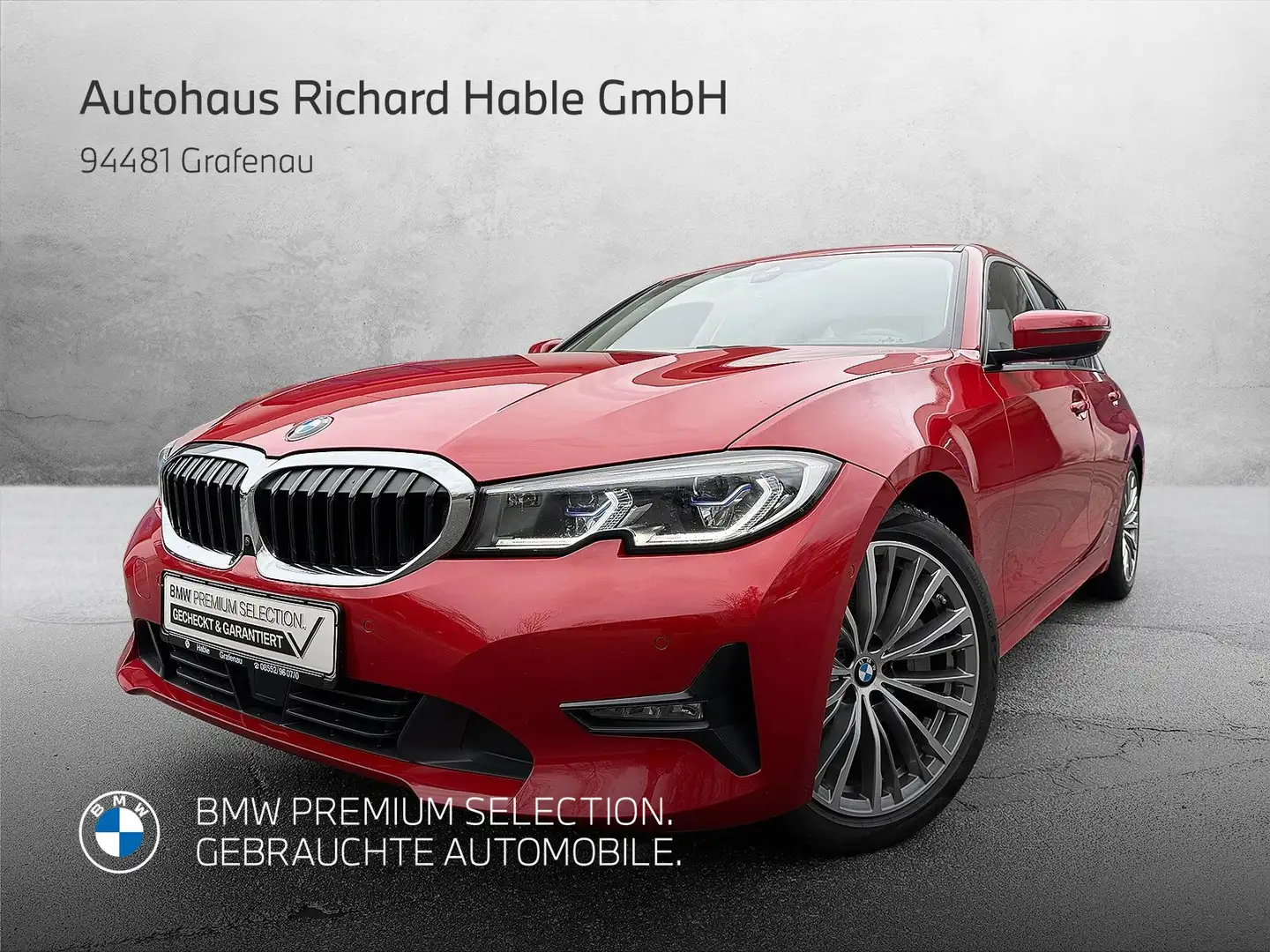BMW 330 i xDrive Limousine Rouge - 1