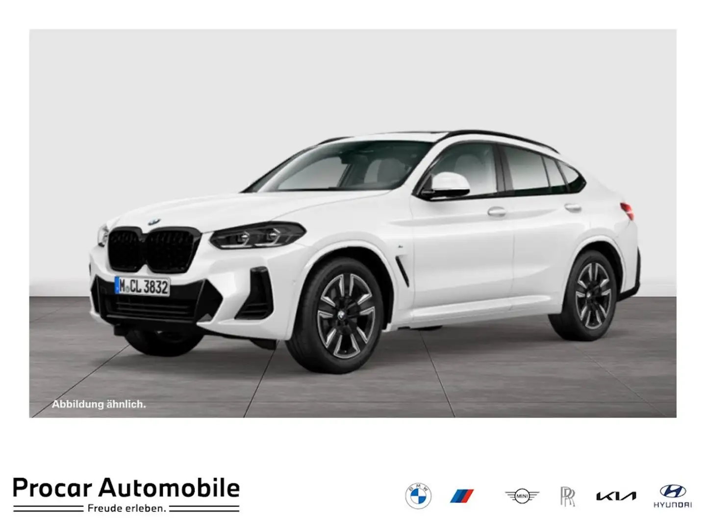 BMW X4 xDrive20i M Sport PANO AHK RFK NAVI Standh. Weiß - 1